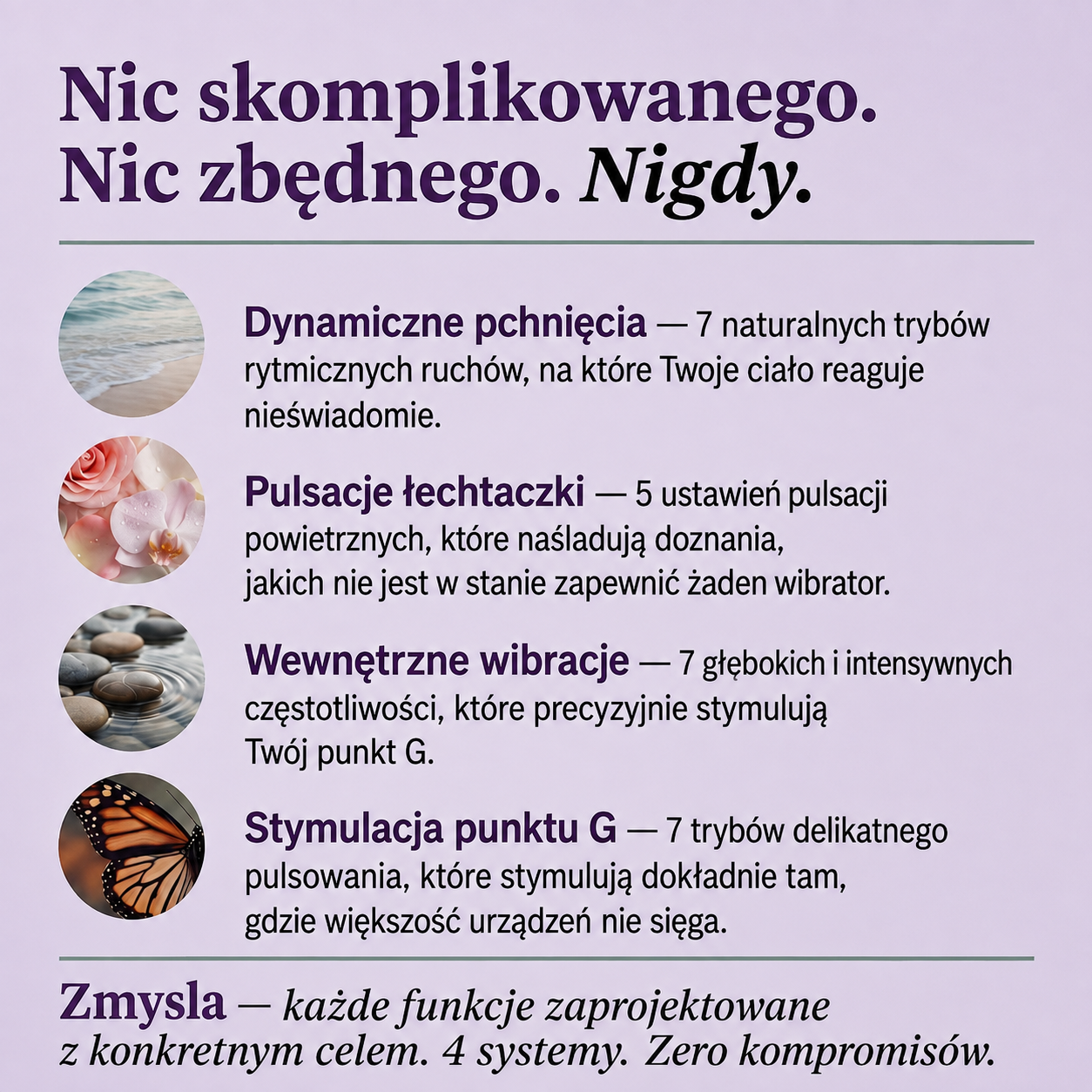 Zmysla™ – 4-w-1 aktywator mięśni dna miednicy