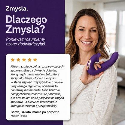 Zmysla™ – 4-w-1 aktywator mięśni dna miednicy
