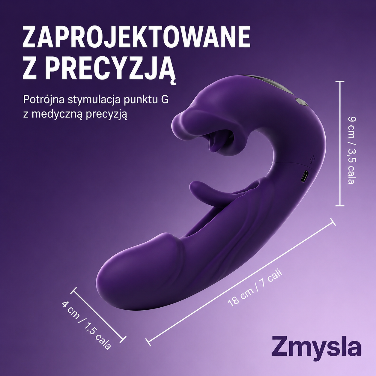 Zmysla™ – 4-w-1 aktywator mięśni dna miednicy