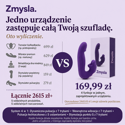 Zmysla™ – 4-w-1 aktywator mięśni dna miednicy