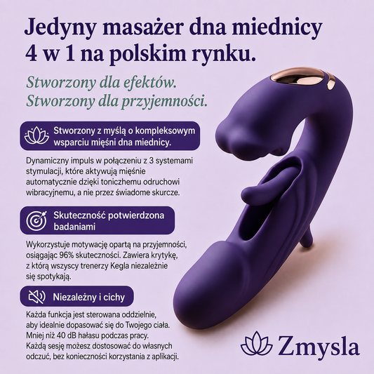 Zmysla™ – 4-w-1 aktywator mięśni dna miednicy