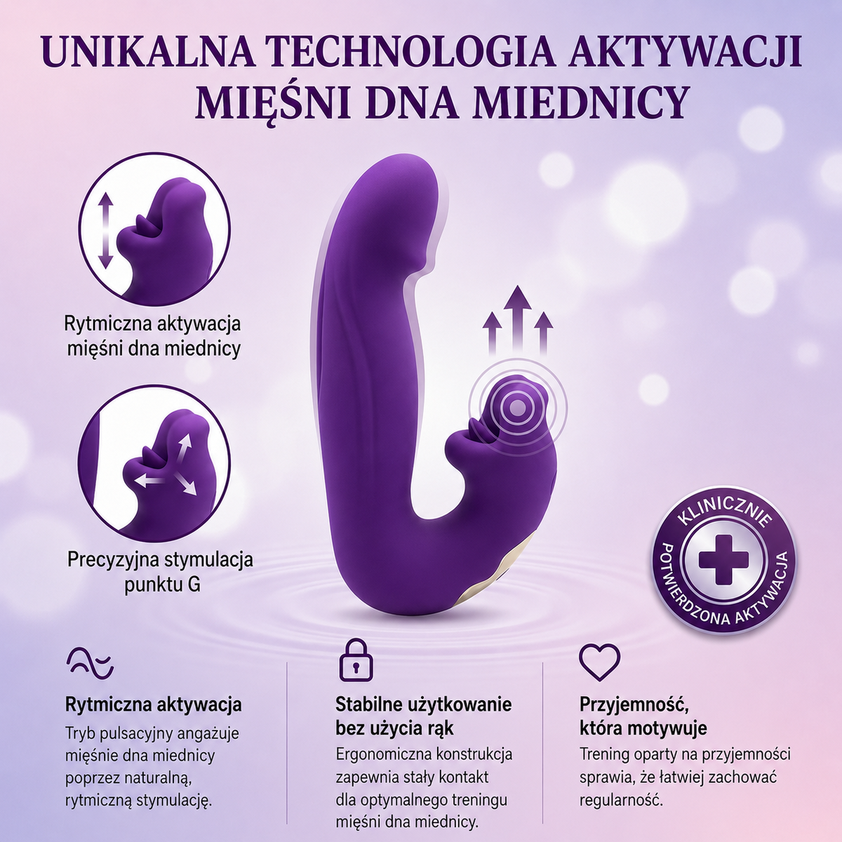 Zmysla™ – 4-w-1 aktywator mięśni dna miednicy